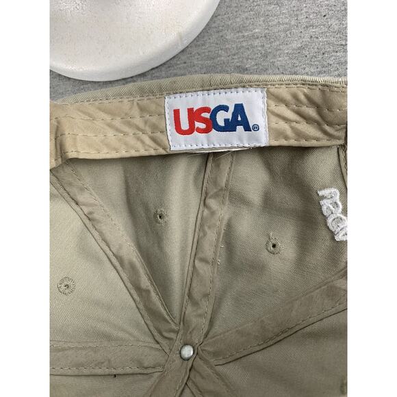 US Open USGA Member Hat 2013 Merion Adjustable Strap Tan embroidered - Picture 5 of 5